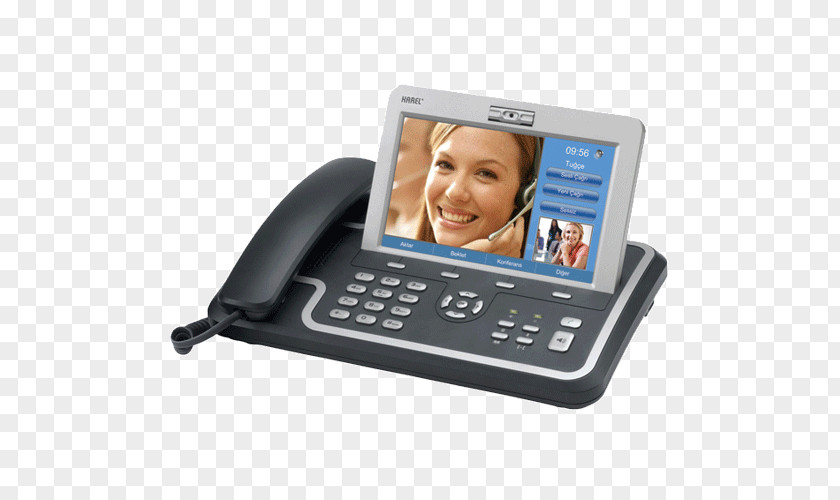 VoIP Phone Telephone Mobile Phones Voice Over IP Yealink VP-2009P PNG