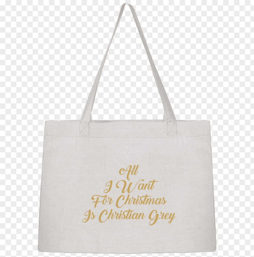 Christian Grey Tote Bag T-shirt Cotton Handbag PNG