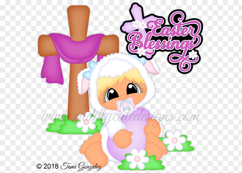 Easter Bunny Tex Hoder Infant Cuteness Clip Art PNG