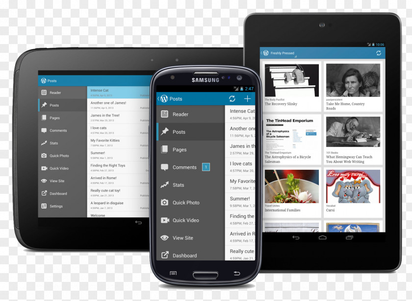 Handphone WordPress.com Android PNG