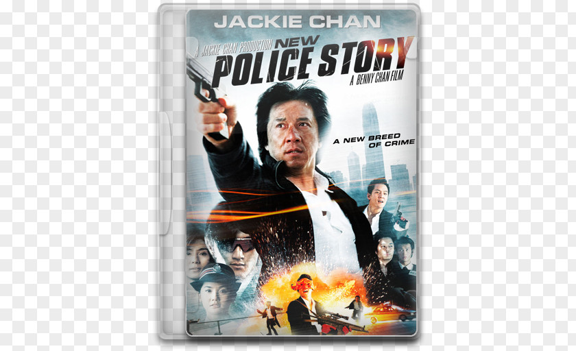 Jackie Chan New Police Story Film DVD PNG