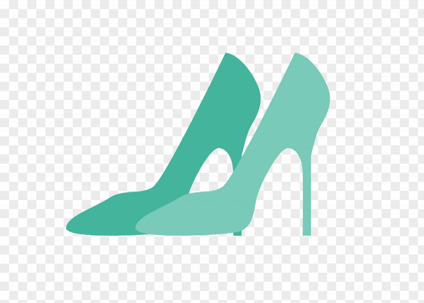 Vector Blue Lady High Heels Fine With Shoe High-heeled Footwear PNG