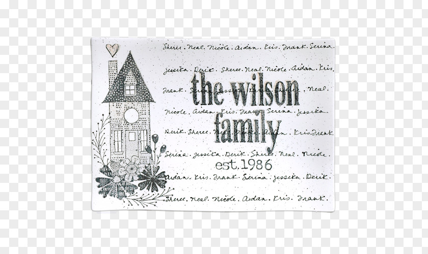 Wedding Gift Family Home Table PNG