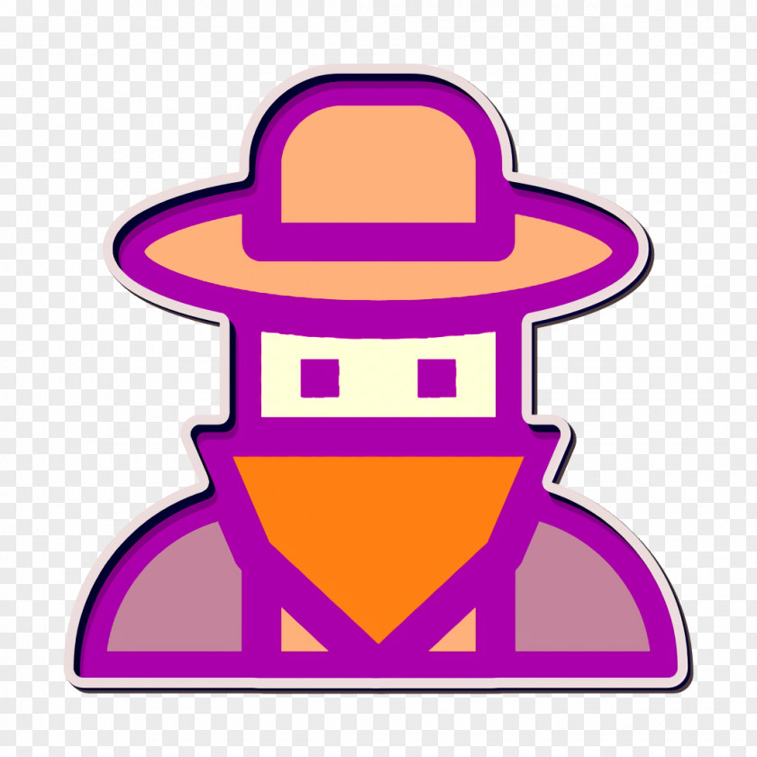 Bandit Icon Cowboy Western PNG