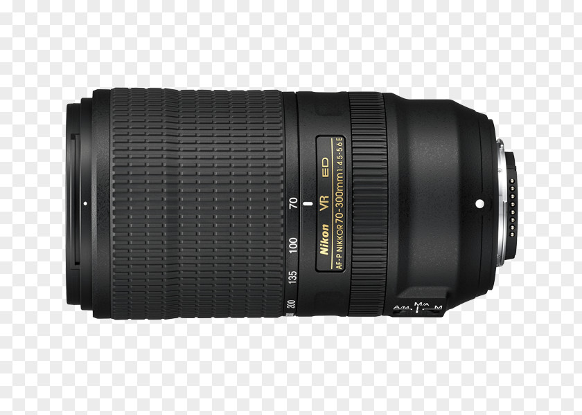 Camera Lens Nikon AF-P NIKKOR 70-300mm F/4.5-5.6E ED VR DX Nikkor F/4.5-6.3G Telephoto PNG