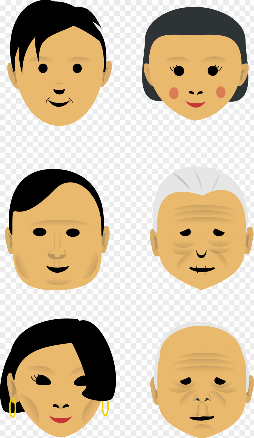 Face Human Head Clip Art PNG