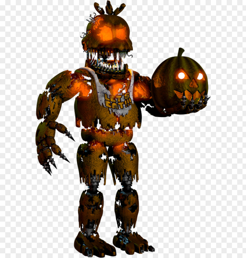 Freddy 4 Five Nights At Freddy's Nightmare Jack-o'-lantern Jump Scare PNG