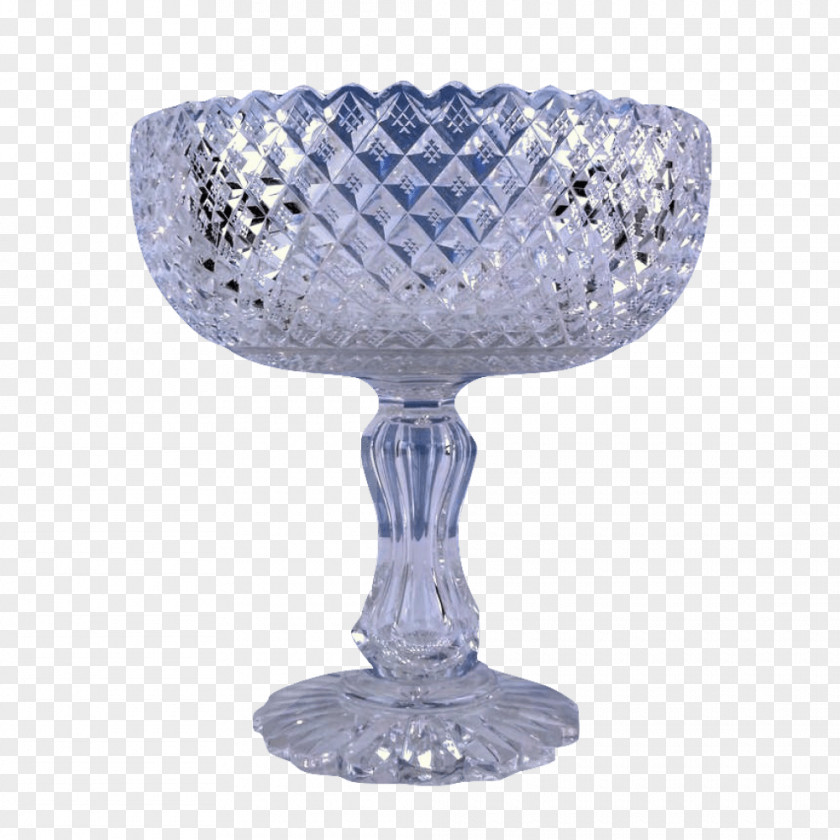 Glass Wine Champagne Cobalt Blue Crystal PNG