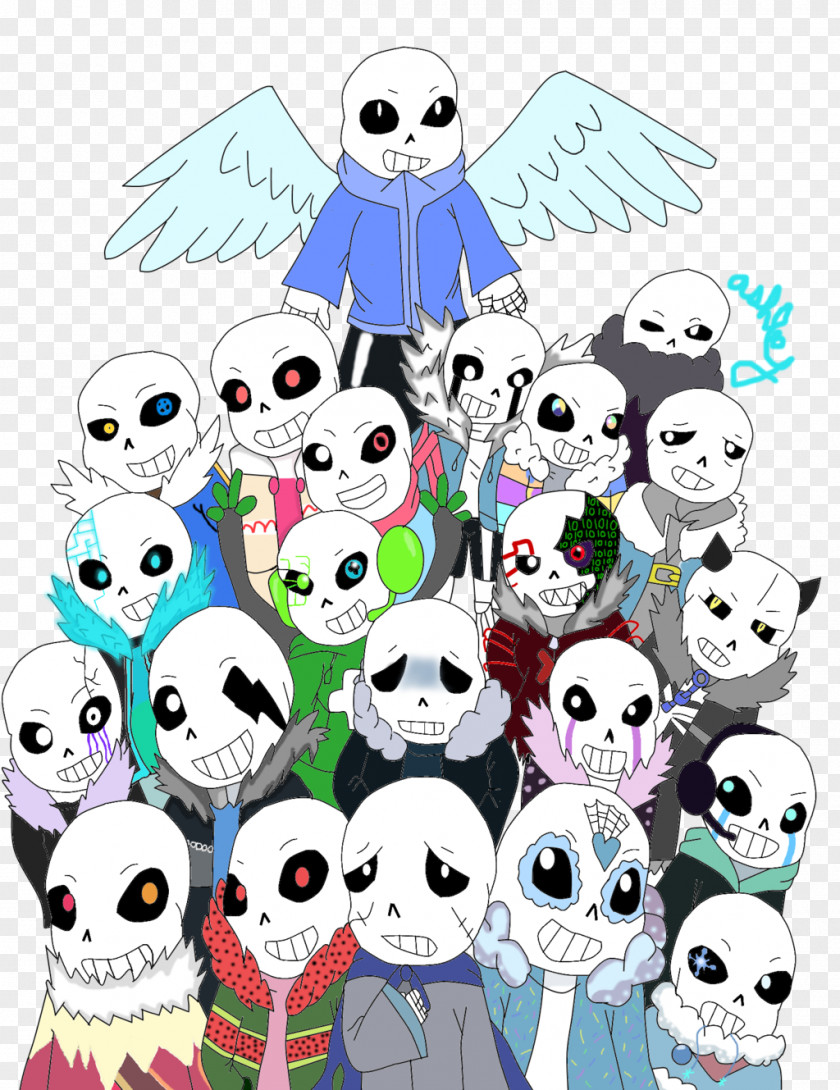 Many Undertale Desktop Wallpaper Art Drawing PNG