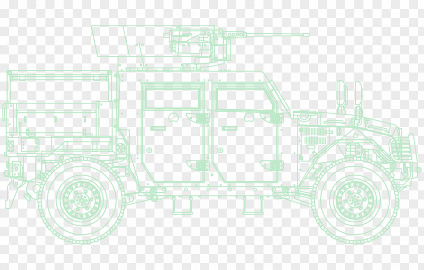 Offroad Vehicle Line Art PNG