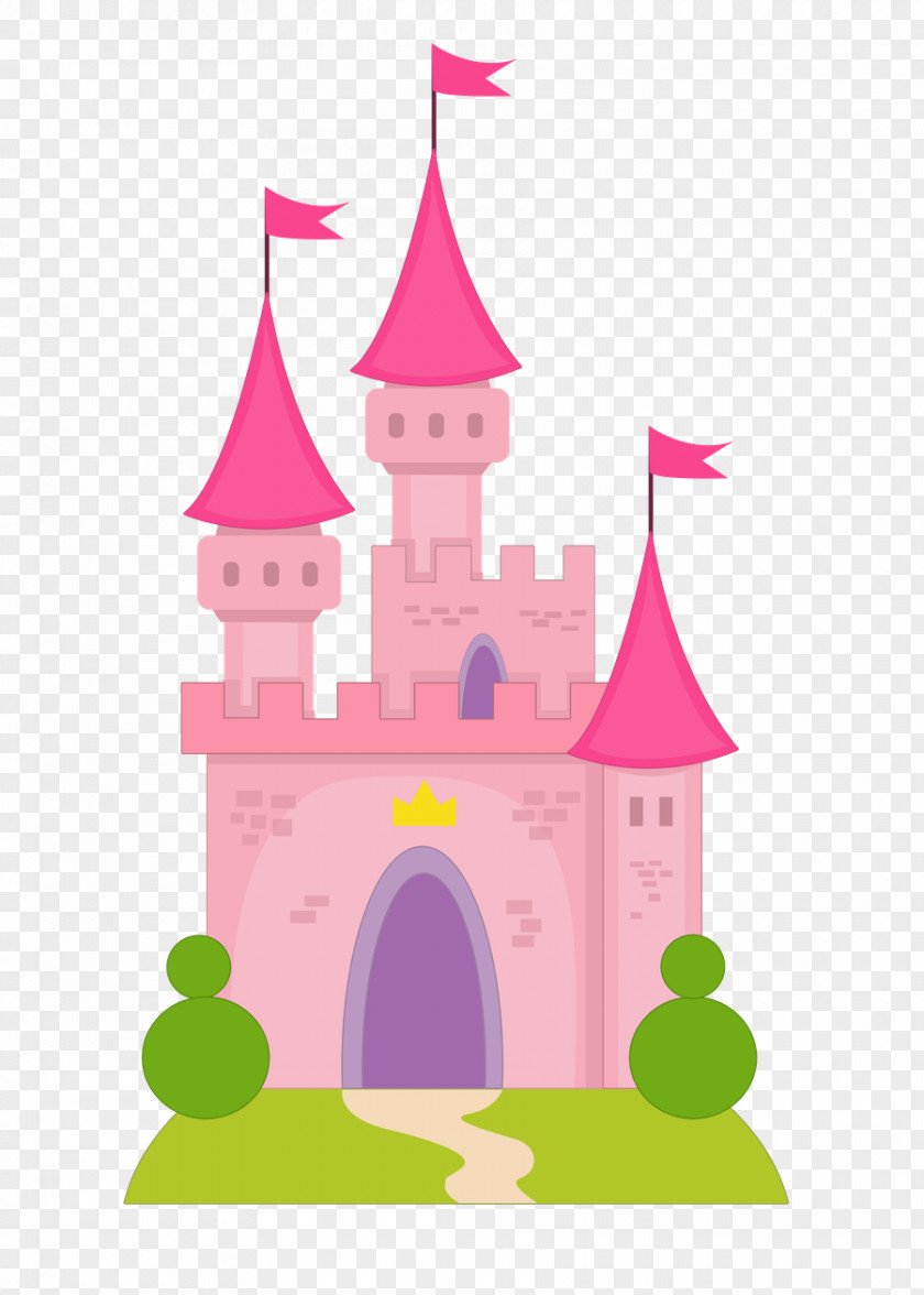 Pink Castle Cinderella Princess Aurora Disney PNG