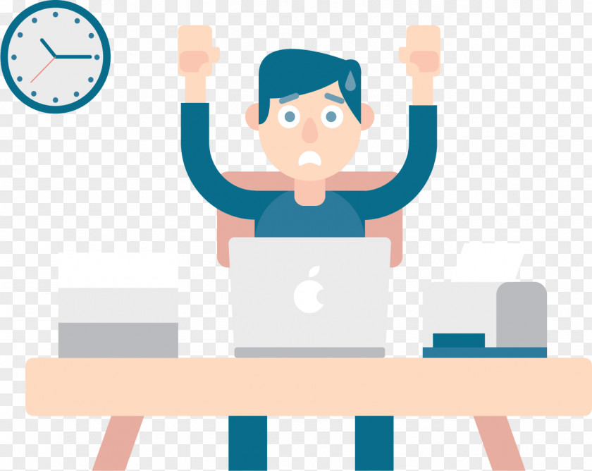 Busy Work Euclidean Vector Illustration PNG