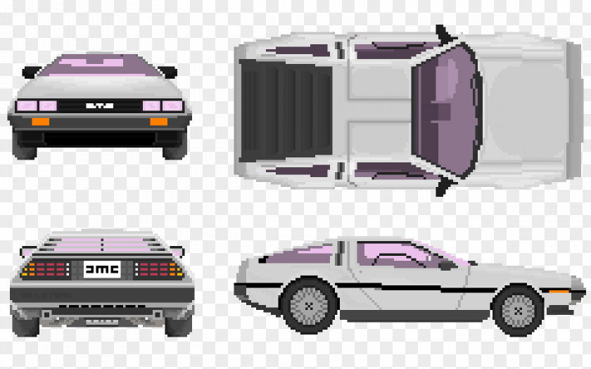 Car Bumper DeLorean DMC-12 Sports PNG