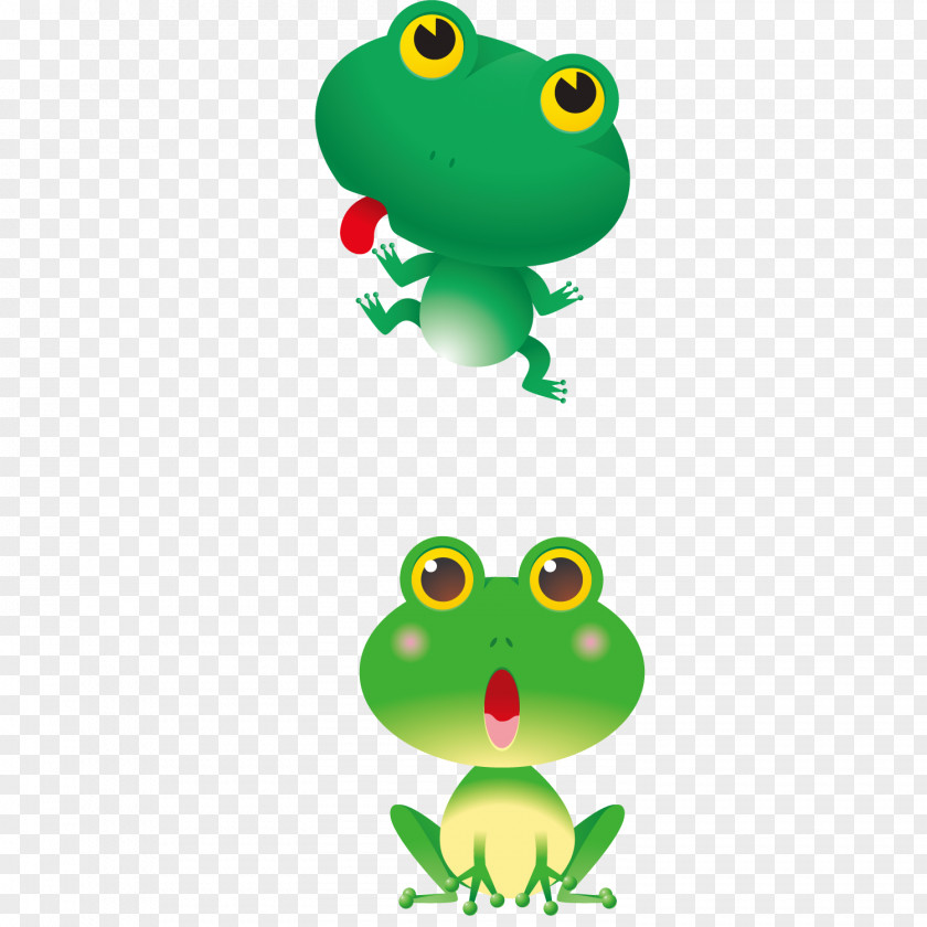 Cartoon Frog Red-eyed Tree Clip Art PNG