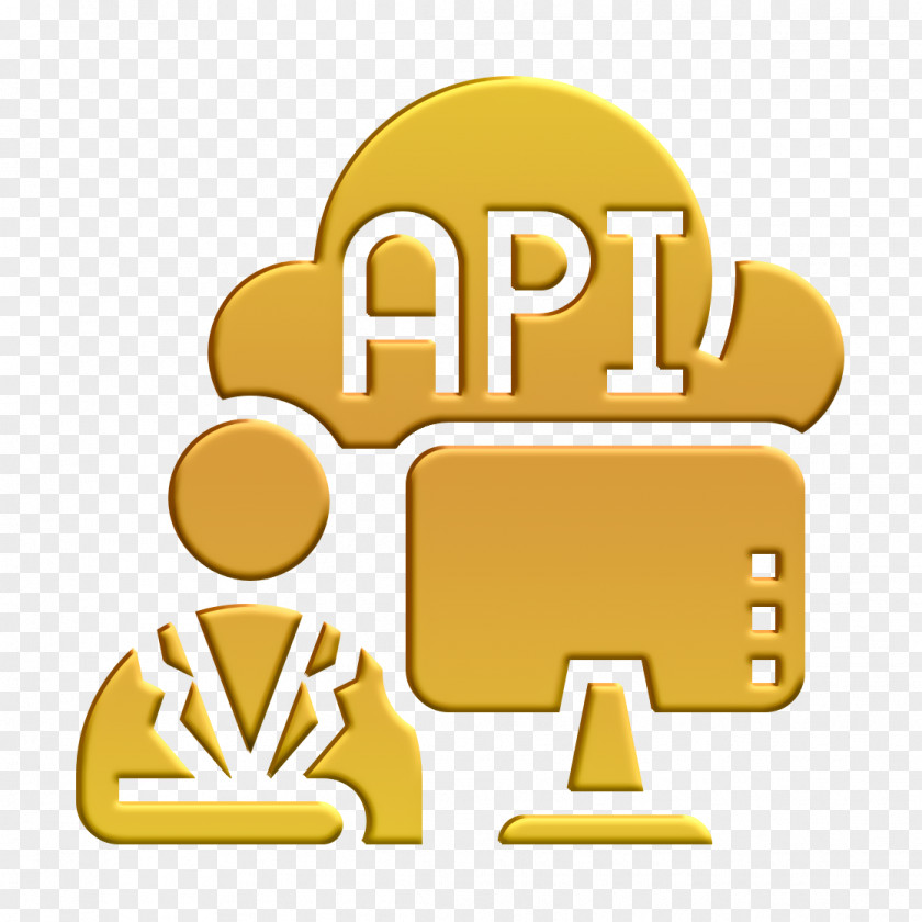 Cloud Service Icon Api PNG