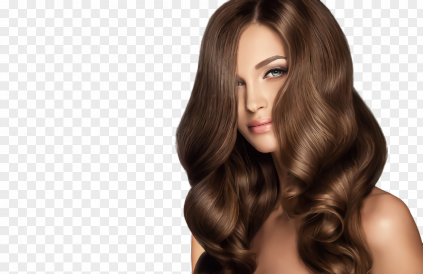 Hair Coloring Beauty Face Hairstyle Skin Long PNG