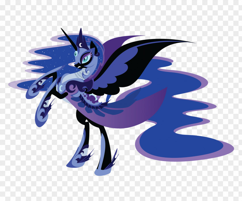 Nightmare Princess Luna Pony Moon Power Ponies Art PNG