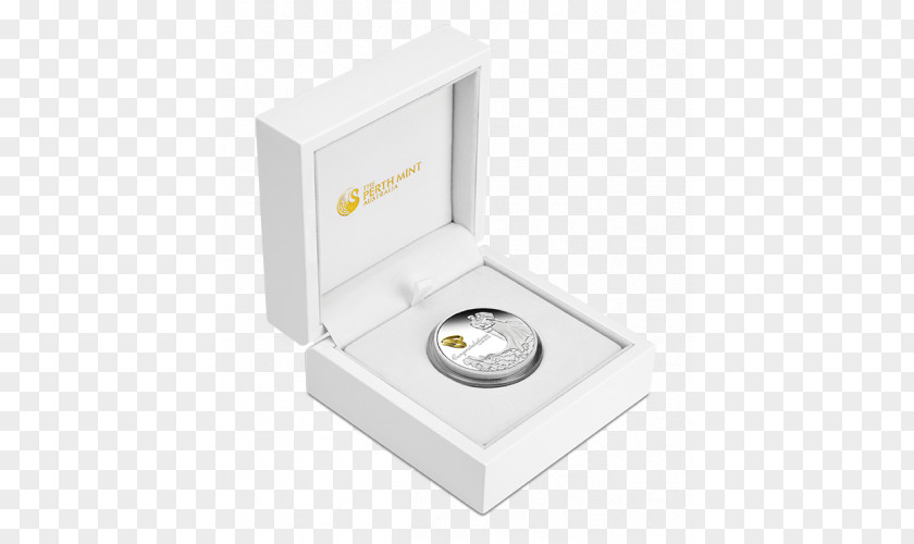 Silver Perth Mint Coin Wedding PNG