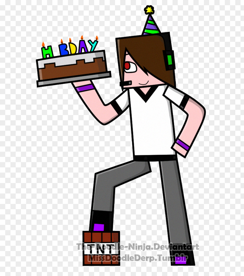 Birthday Doodle Minecraft Drawing Art PNG