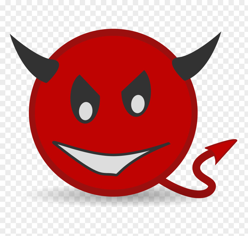 Devil Demon Smiley Satan Clip Art PNG