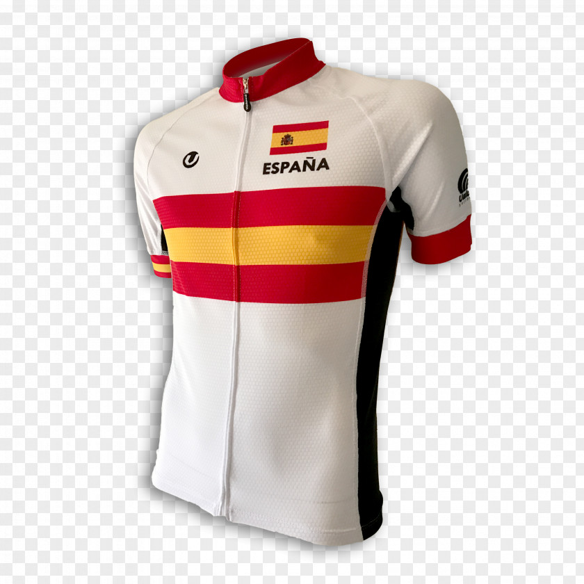 Spain Jersey Velocé Speedwear Cycling Sports Fan Shirt PNG