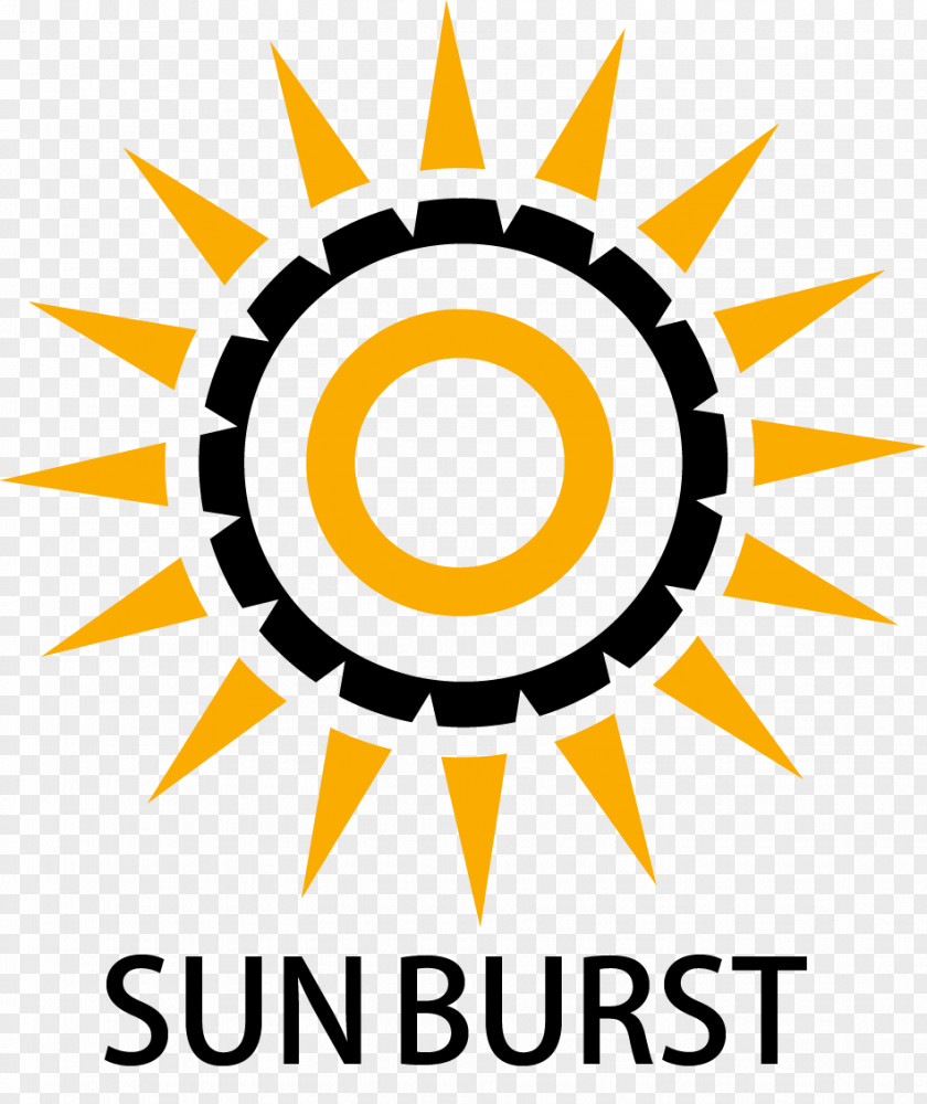 Creative Sun Tag Vector PNG