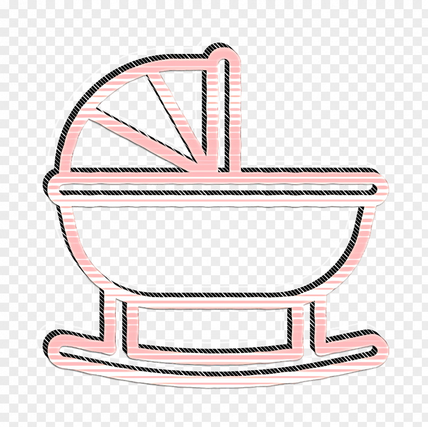 Crib Icon Cradle Baby PNG