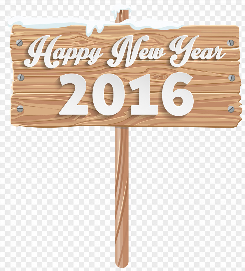 Happy New Year Christmas Snowflake Sign Clip Art PNG