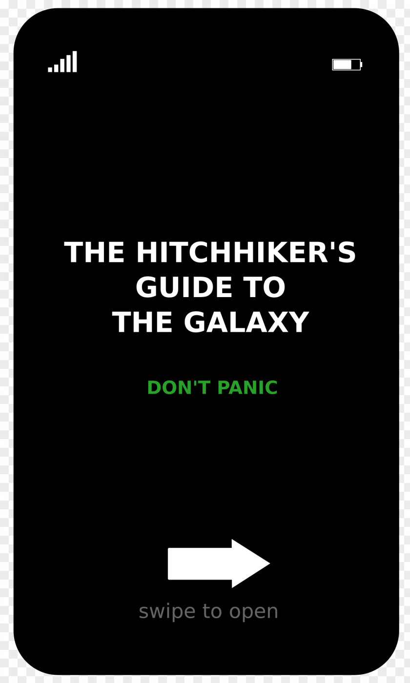 Hitchhikers Guide To The Galaxy Hitchhiker's Brand Clip Art PNG