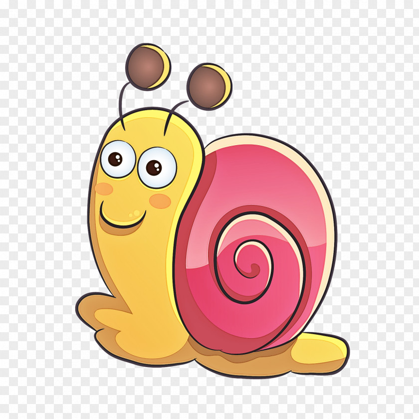 Snail Snails And Slugs Cartoon Pink Sea PNG