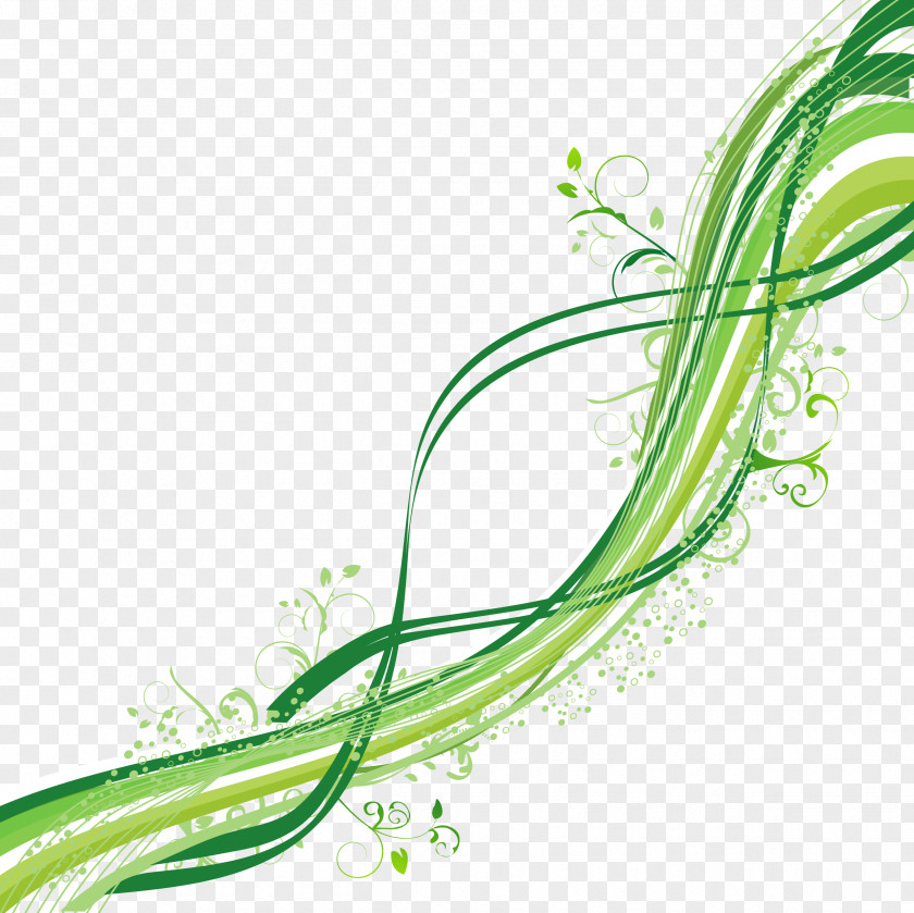 Green Curve PNG