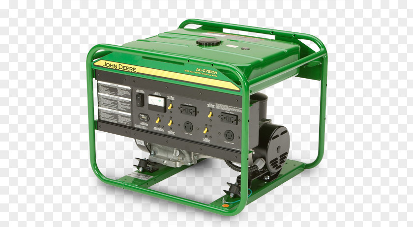 John Deere Electric Generator Engine-generator Electricity Compressor PNG