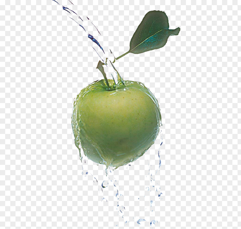 Watering Green Apple Granny Smith PNG