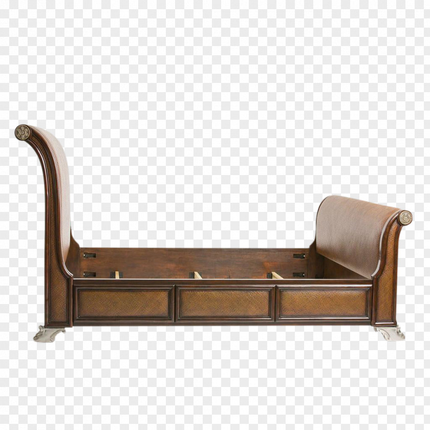 Wood Chaise Longue Couch Armrest Garden Furniture PNG