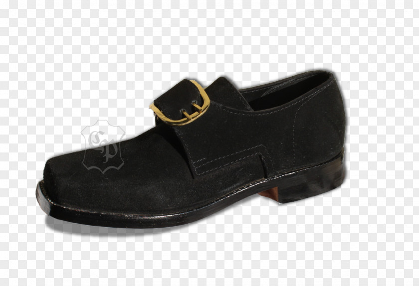 Anonymus Suede Slip-on Shoe Walking Black M PNG