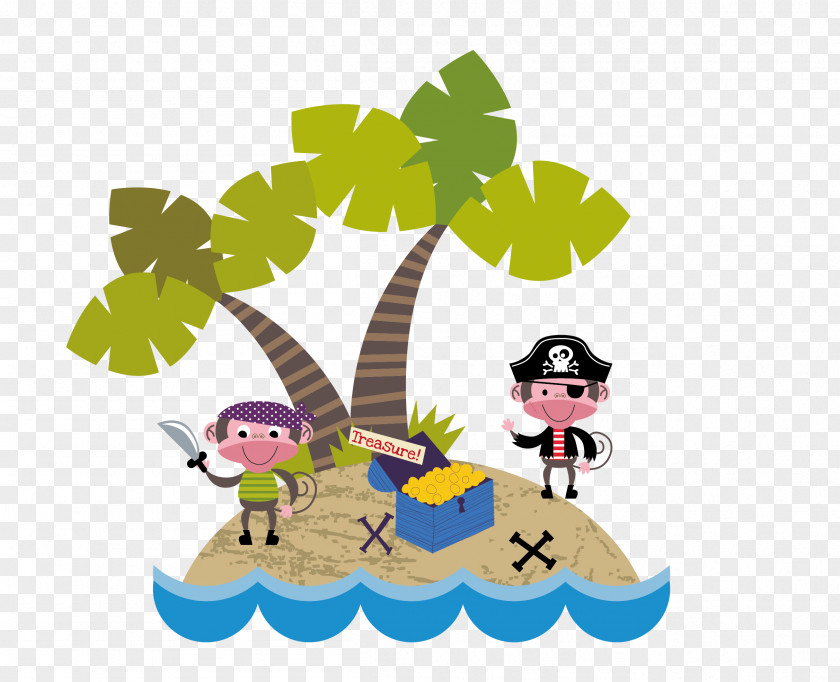 Pirate Island Cartoon Piracy PNG