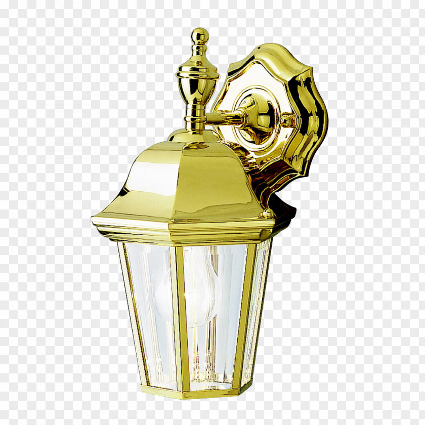 Decorative Lantern Light Fixture Brass Sconce Lighting PNG
