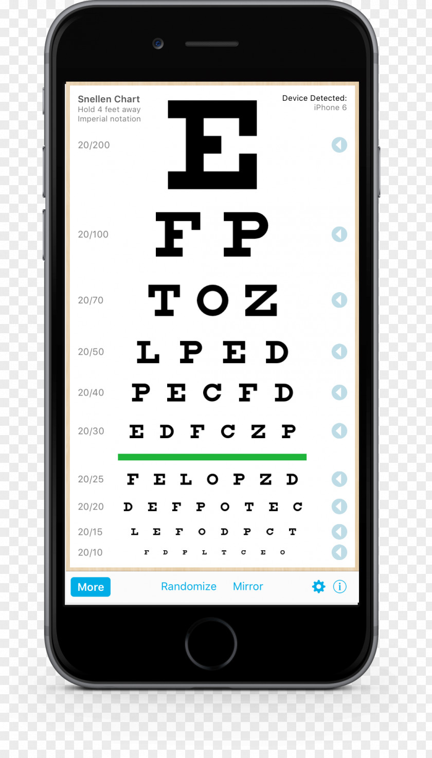 Eye Snellen Chart Examination Visual Acuity Perception PNG