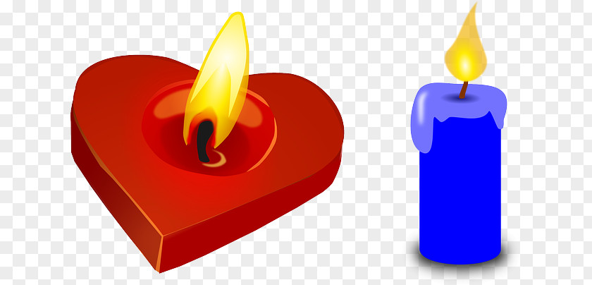 Light Valentine Cliparts Candle Heart Clip Art PNG