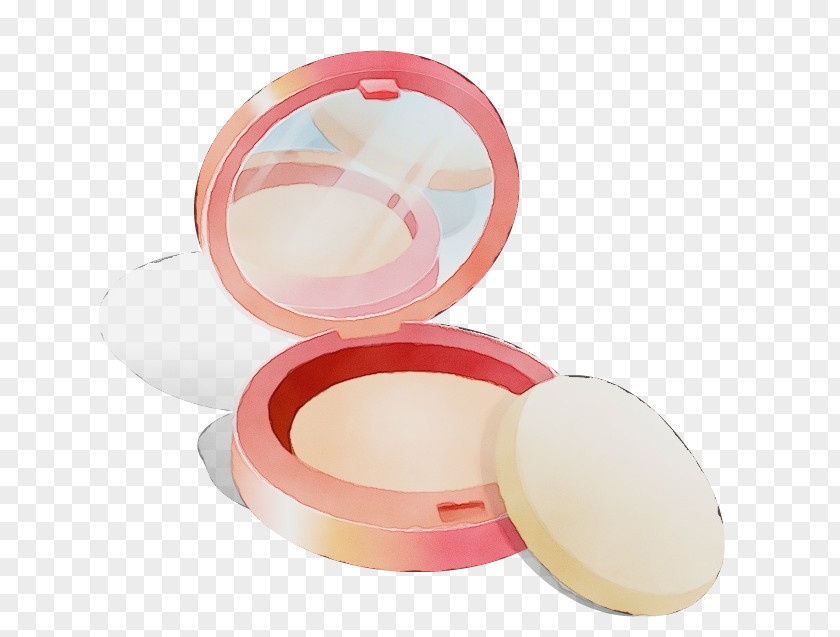 Makeup Mirror Cream Pink Skin Cosmetics Material Property Face Powder PNG