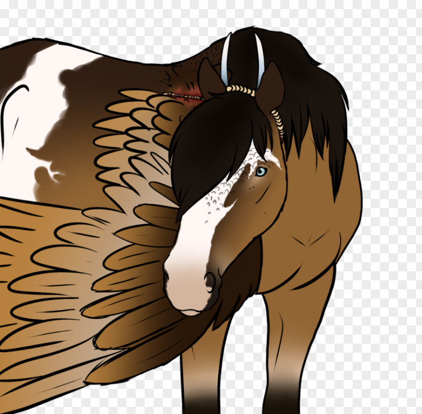 Mustang Cartoon Freikörperkultur Character PNG