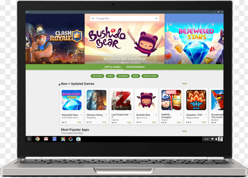 Android Chromebook Chrome OS Google Play PNG