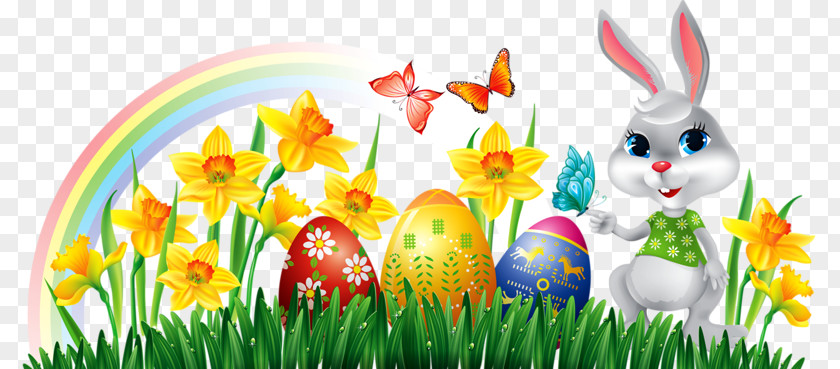 Bunny Egg Roll Easter Clip Art PNG