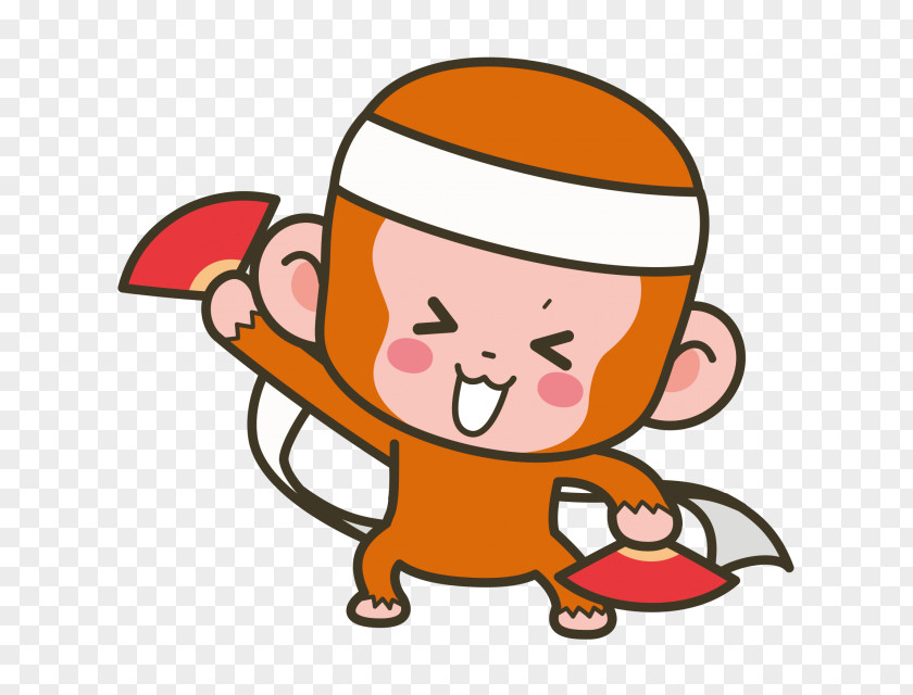 C. Monkey Illustration 制服のシラカワ 本店 Blog Clip Art PNG