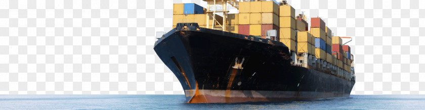 Cartoon Cargo Ship Freight Transport Forwarding Agency Intermodal Container PNG
