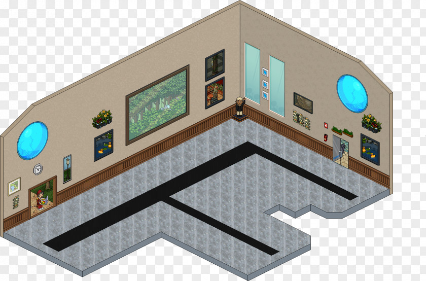 Reception Habbo Room Hall Hotel PNG