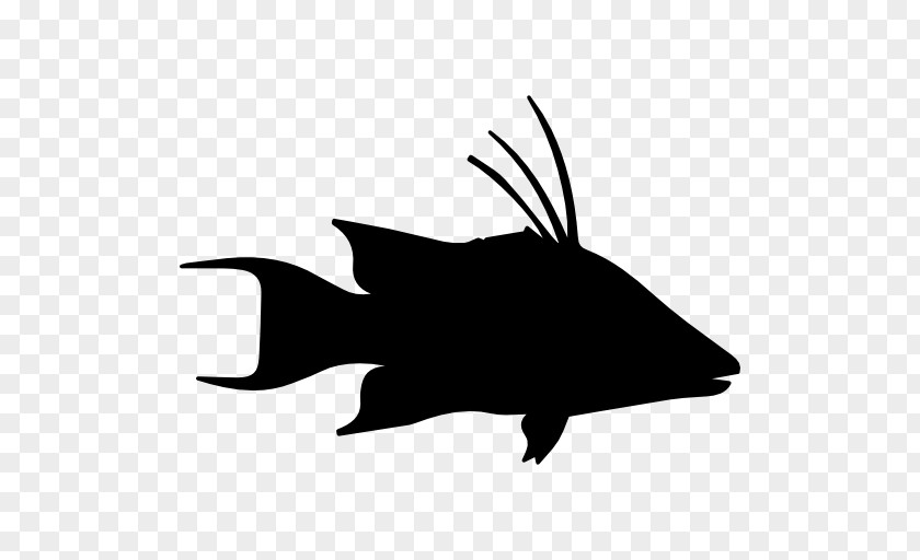 Silhouette Northern Red Snapper PNG