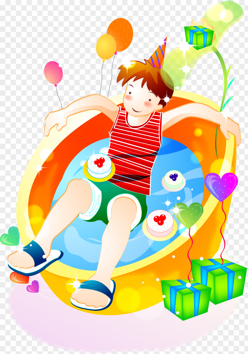 Boys Swimming Stock Illustration Boy PNG