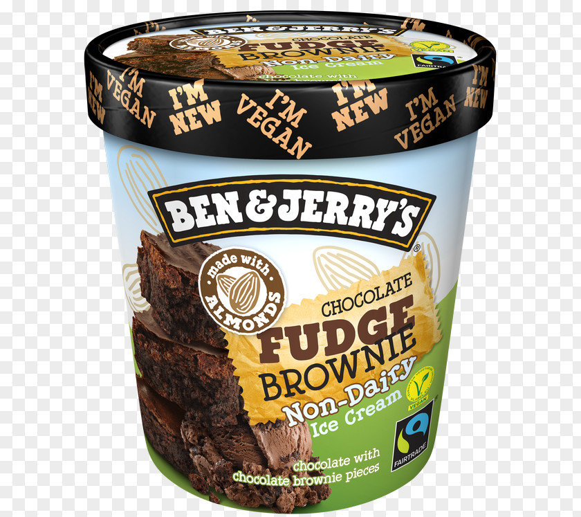 Chocolate Brownies Fudge Brownie Ice Cream Milk Substitute Ben & Jerry's PNG