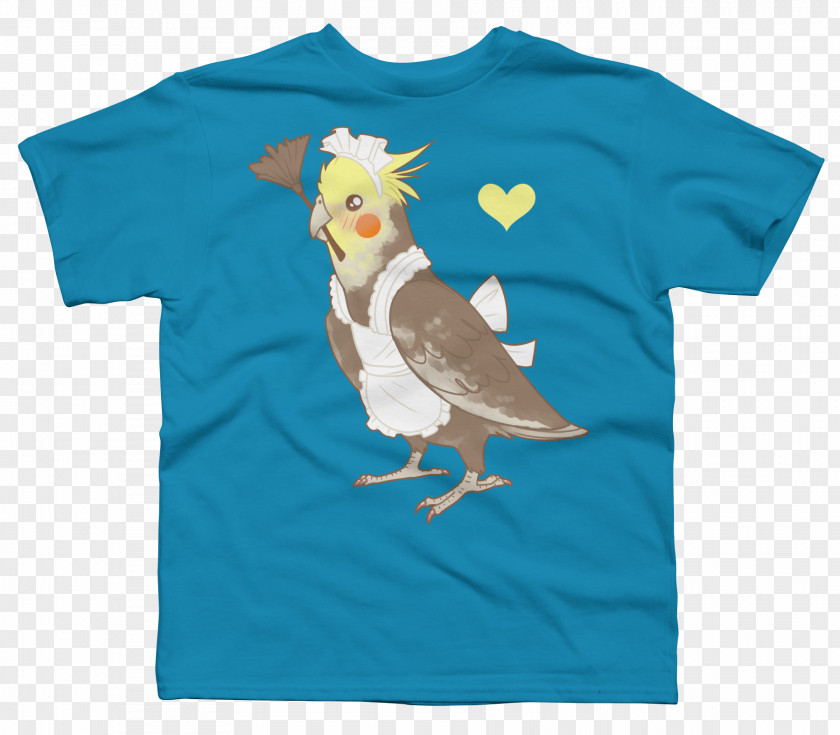 Cockatiel Printed T-shirt TeePublic Sleeve PNG
